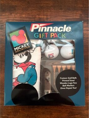 Disney Mickey Unlimited Pinnacle Golf Gift Pack Complete in Box